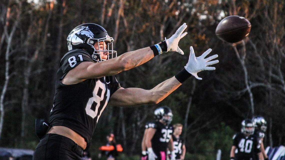 New UM tight end Will Mallory, one of the top players in the country at his position, is shown here in action for Jacksonville Providence  School.