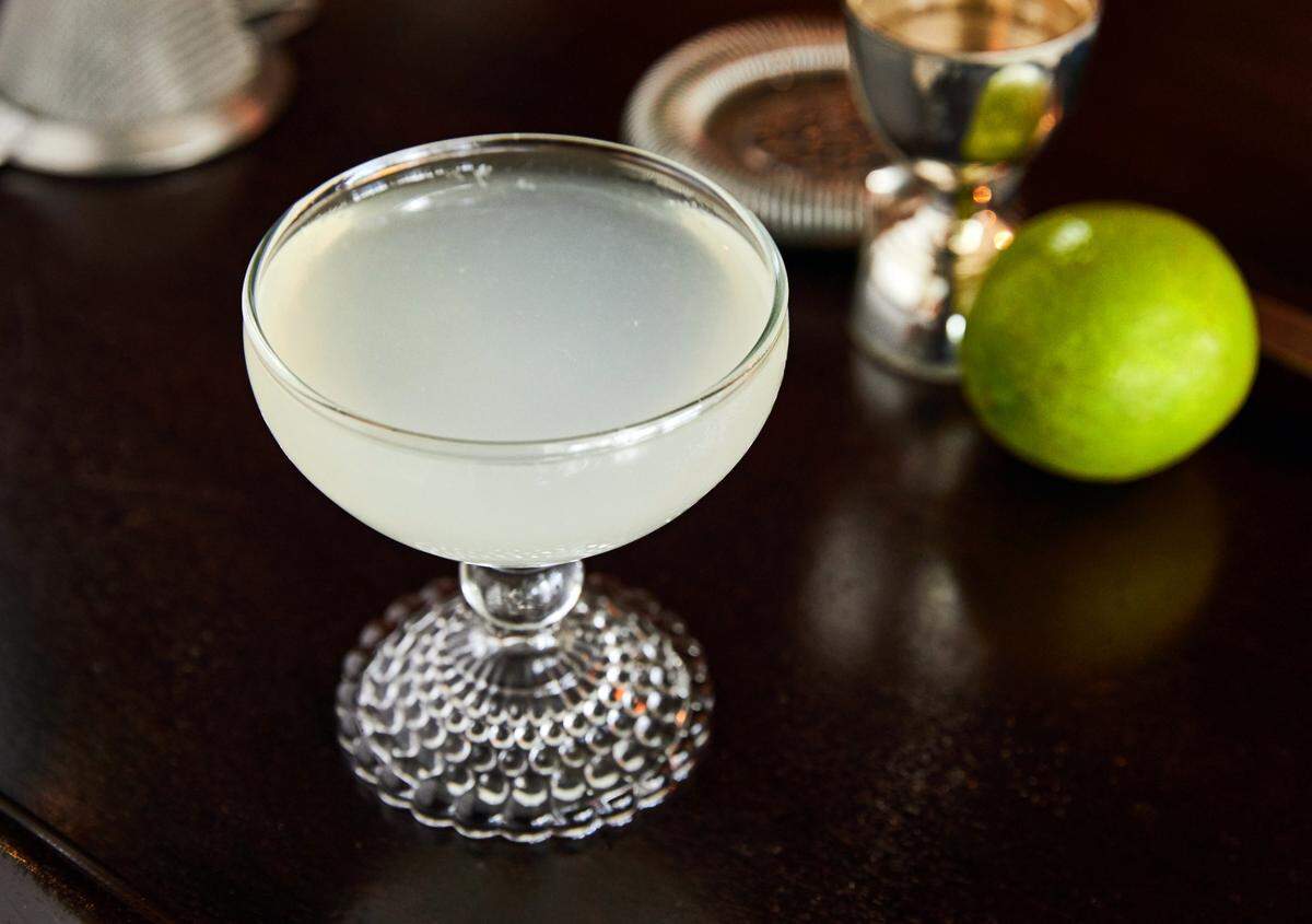 Un daquiri clásico en el Café La Trova de La Pequeña Habana.