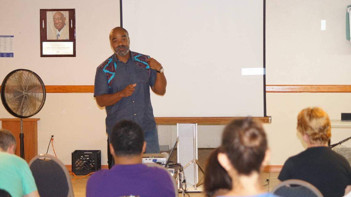 Johns Hopkins University Associate History Professor N.D.B. Connolly at at Unity 360 lecture in October 2018.