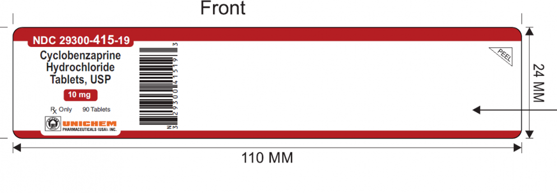 The label for Cyclobenzaprine Hyrdrochloride tablets mistakenly put on bottles of Meloxicam tablets.