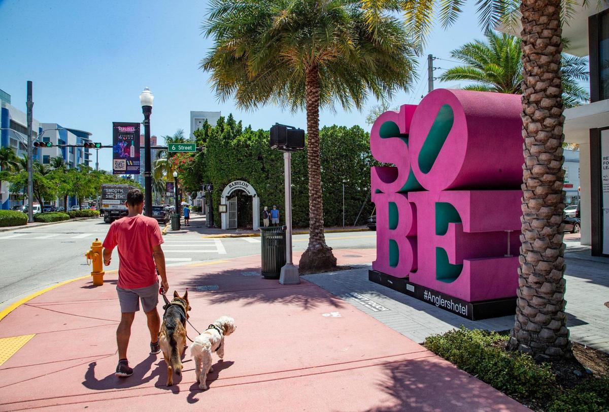 The long-awaited opening of the Goodtime Hotel on Washington Avenue marks another milestone in the street’s comeback after decades of neglect on Miami Beach, Wednesday, April 14, 2021.