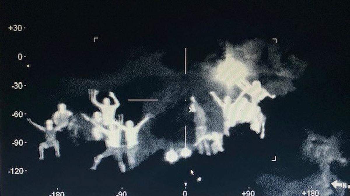 A Coast Guard HC-144 aircrew spots a group of 48 Haitian migrants stranded on Monito Cay, Puerto Rico during a routine patrol in the Mona Passage on Aug. 11, 2021. The Coast Guard Cutter Winslow Griesser rescued the migrants the next day with the assistance of Puerto Rico Police marine units, and transported them to Mayaguez, Puerto Rico, where they transferred to U.S. Border Patrol custody and assisted.