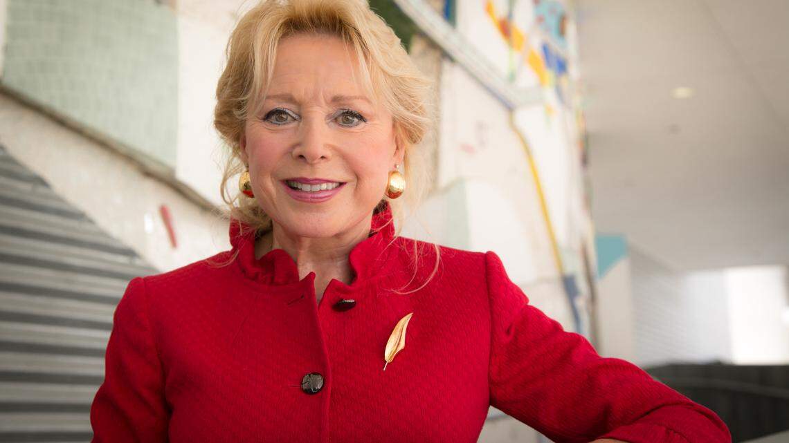 Nicole Wertheim at Florida International University’s College of Nursing, which carries her name after the foundation she shared with ex-husband Herbert Wertheim donated $10 million to the nursing program.