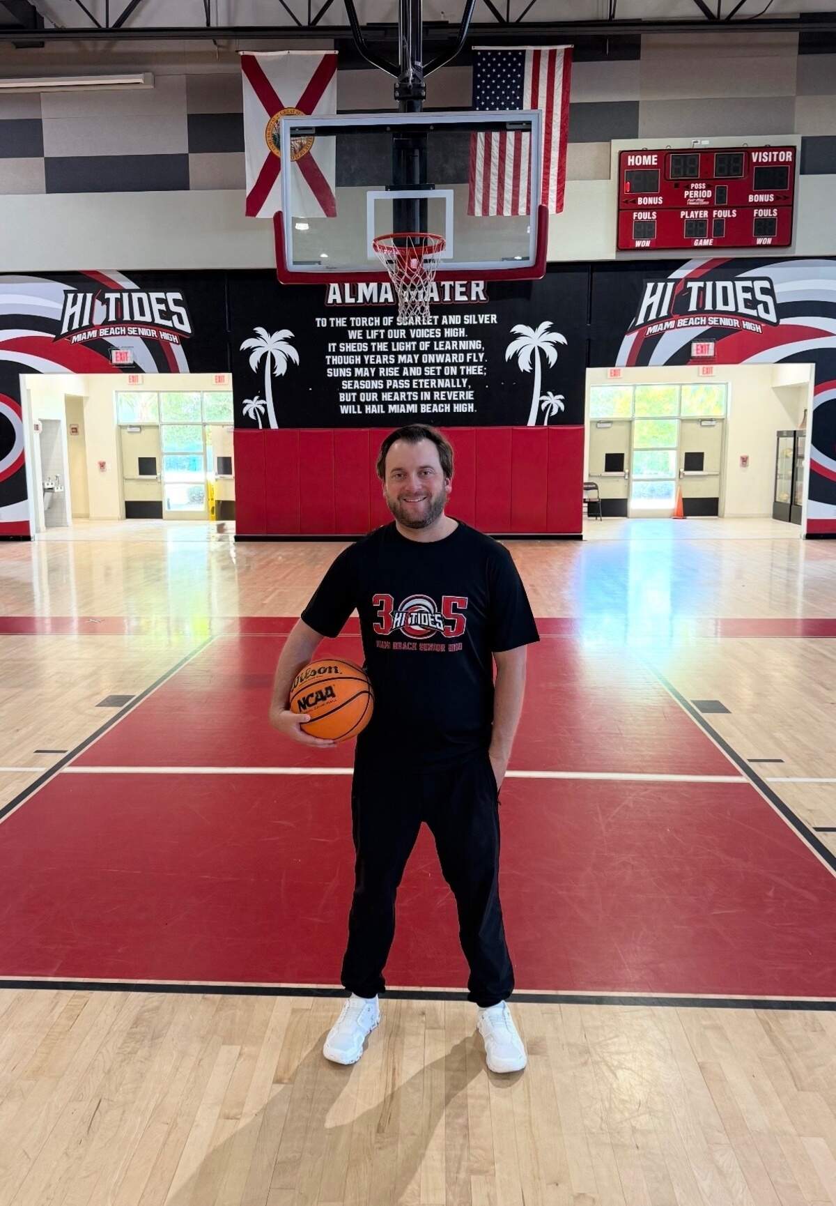 Oliver Berens is the new coach of the Miami Beach boys’ basketball team.