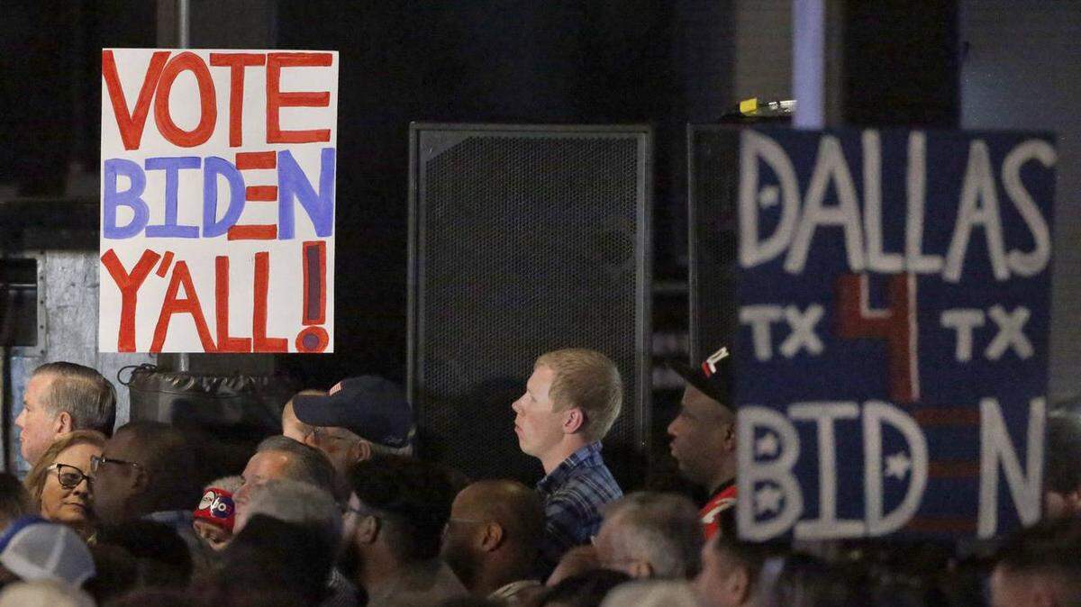 Super Tuesday voters in Texas propelled Joe Biden to victory.