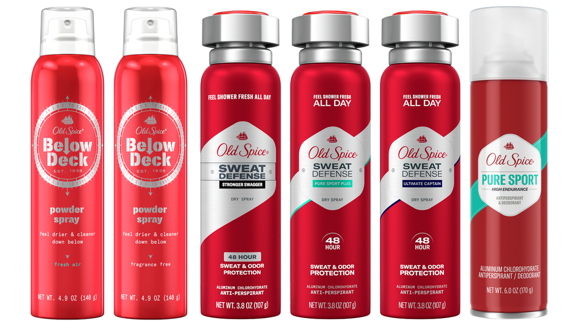 The latest recalls for carcinogen content: Old Spice and Secret antiperspirants