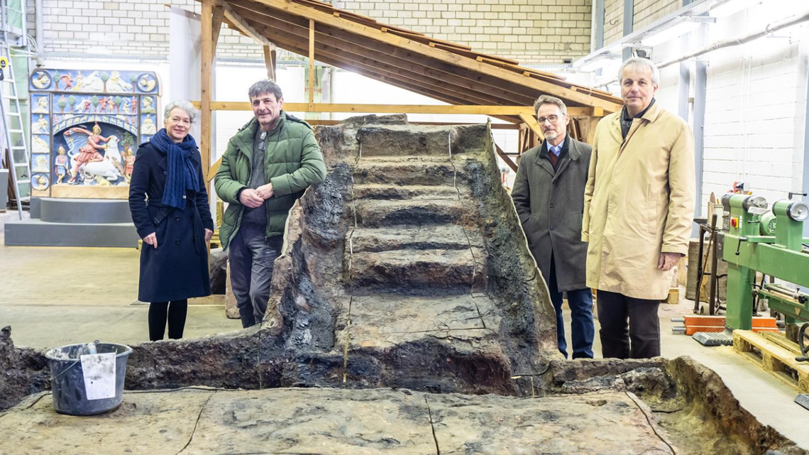 Archaeologists in Germany discovered a well-preserved ancient basement that was once part of a Roman residential building, officials said.