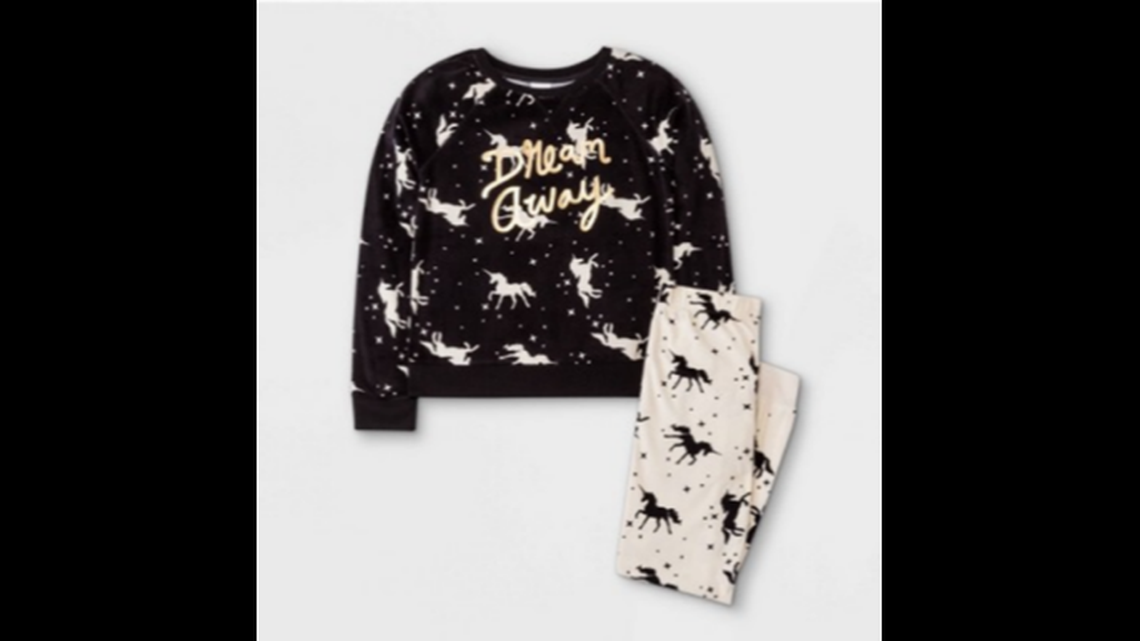 Target Cat & Jack Unicorn Cozy Pajama Set