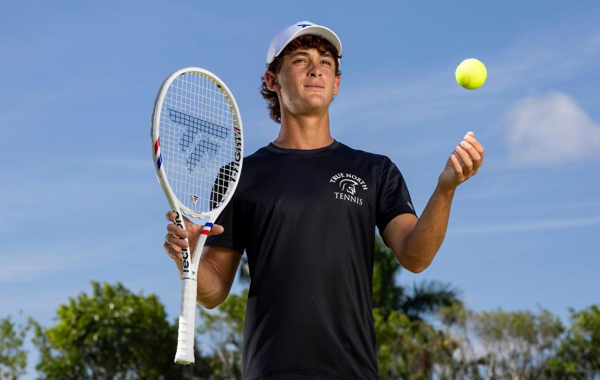 True North’s Gabriel Valdes is the Miami Herald’s Boys’ Tennis Player of the Year.