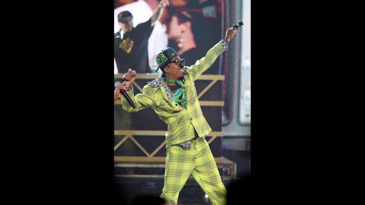 Shock G of Digital Underground performs during the BET Hip Hop Awards ’10 at Boisfeuillet Jones Atlanta Civic Center on October 2, 2010, in Atlanta. (Taylor Hill/Getty Images/TNS)