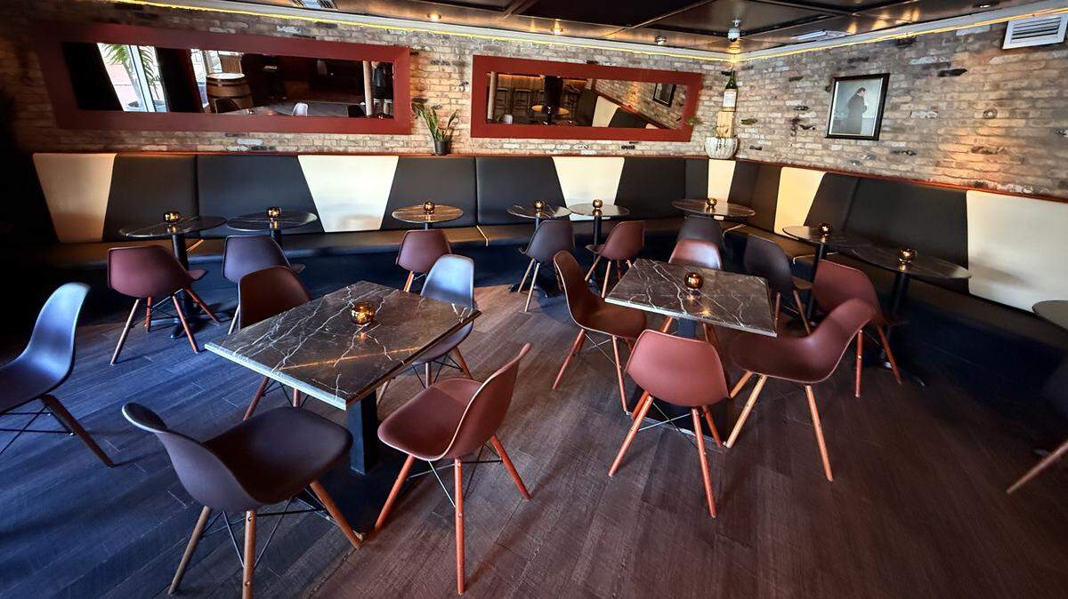 The interior of Stormy Monday, a cocktail bar opening in the former Macchialina space in Miami Beach.