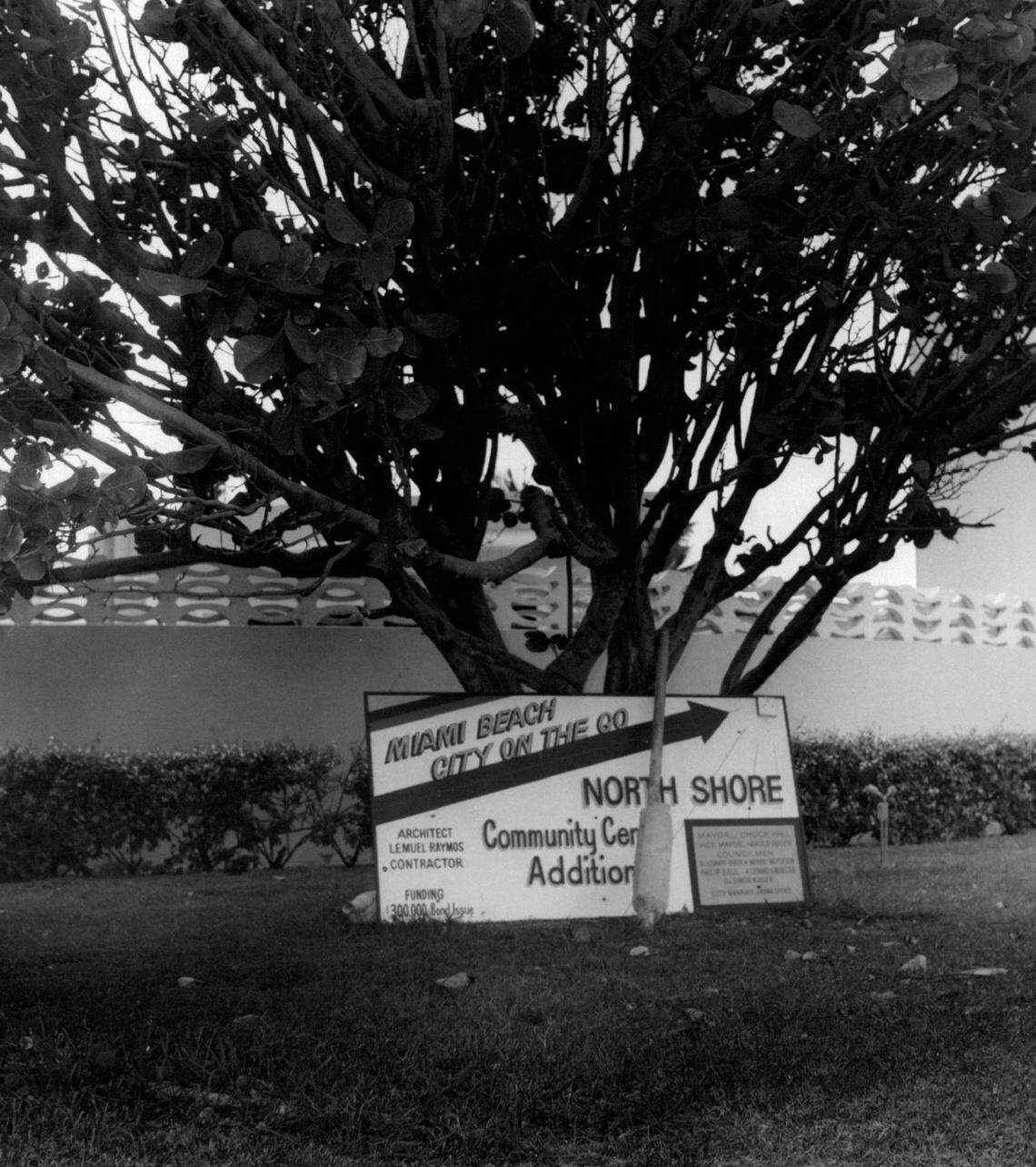 North Shore Community Center in Miami Beach in 1974.