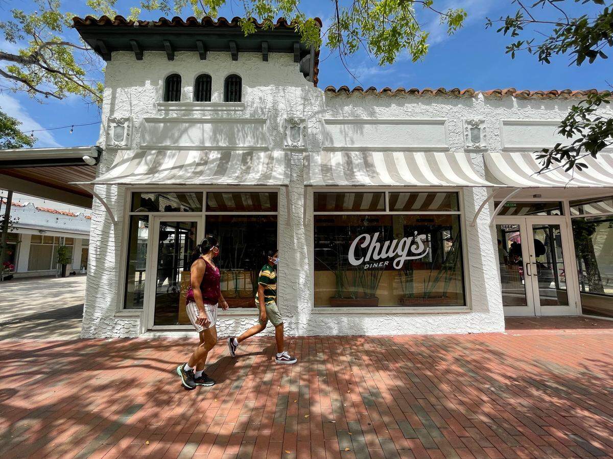 Chug's Diner, en Coconut Grove, pasó de ser un local de 11 asientos a un restaurante de 70 asientos.