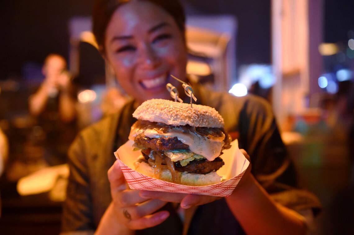 Burger Bash is a highlight of the South Beach Wine & Food Festival.