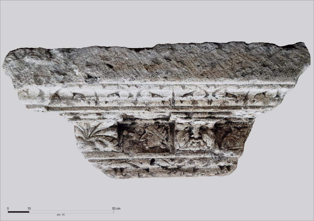 The image was likely carved to commemorate a victory by the Romans over the Gallic people.