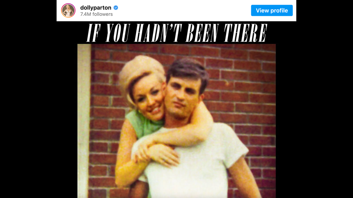 Dolly Parton shares new song in honor of her beloved husband.