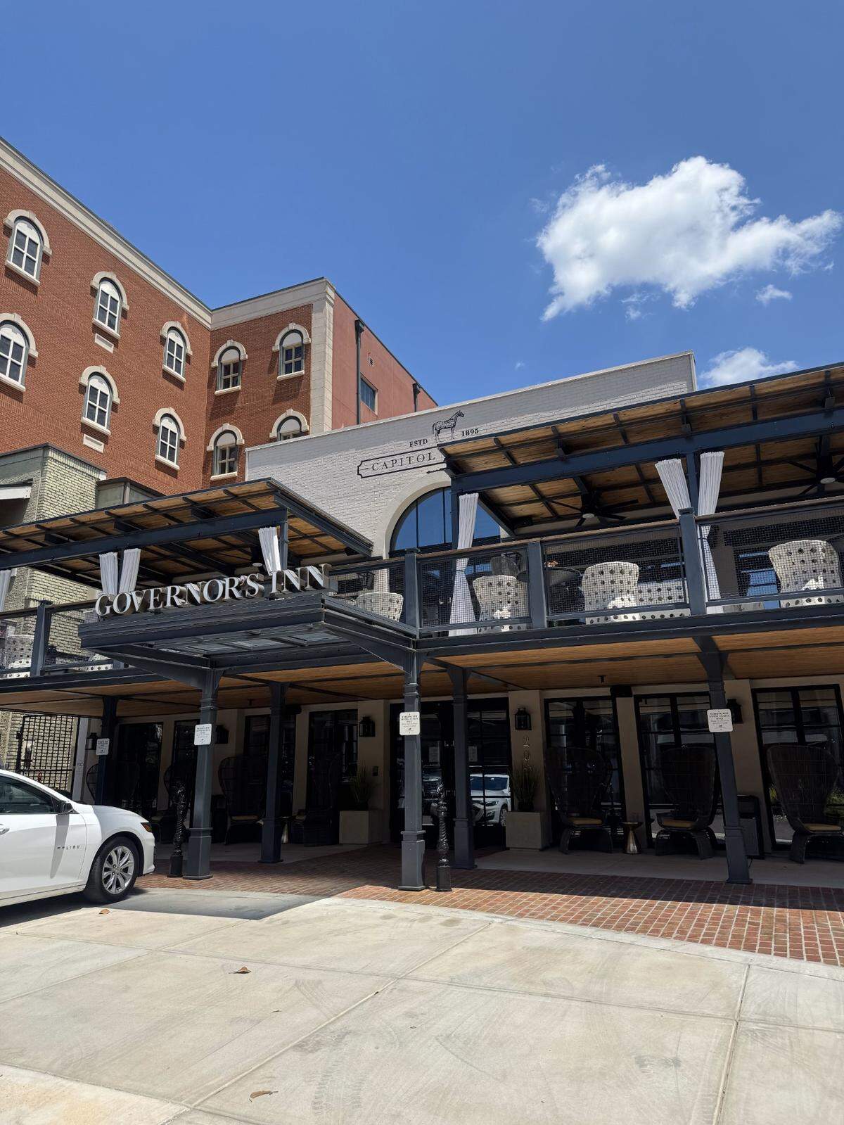 Craig Mateer, who purchased the Governor’s Inn in 2020, says renovations are ongoing at the Adams Stret hotel. But he has been hosting events and guests, including the governor’s top aides, since 2023.