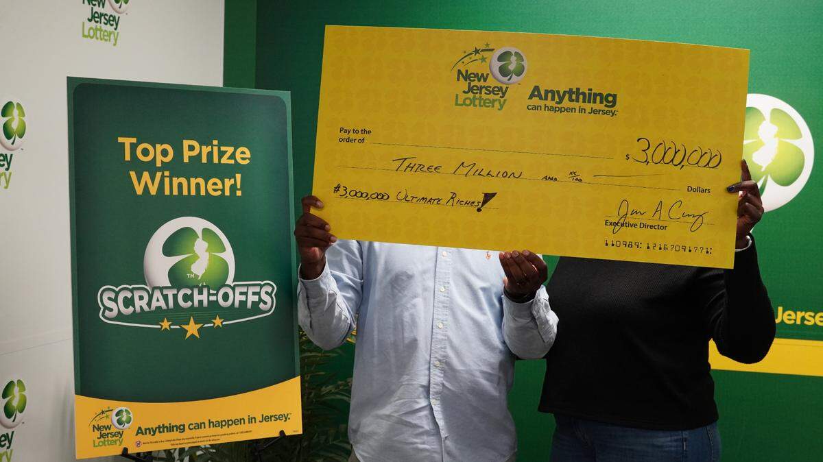 Man buys $3 million winning scratch-off lottery ticket in Mount Holly, New Jersey, after winning money from two other tickets.