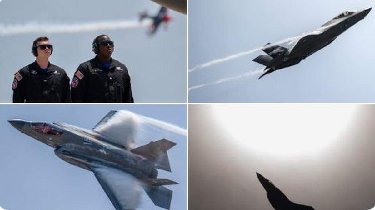 Rehearsal in the Key West area of the F-35A Demonstration Team.