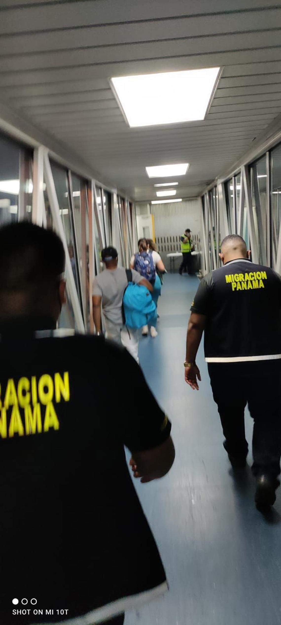 Colombian national Mario Antonio Palacios Palacios, 43, boarding a Miami-bound flight in Panama, where during a layover on Monday, Jan. 3, 2022, he was informed that there was a U.S. warrant for his arrest. Palacios is the first suspect to be formally charged in the July 7, 2021, assassination of Haitian President Jovenel Moïse in Haiti.
