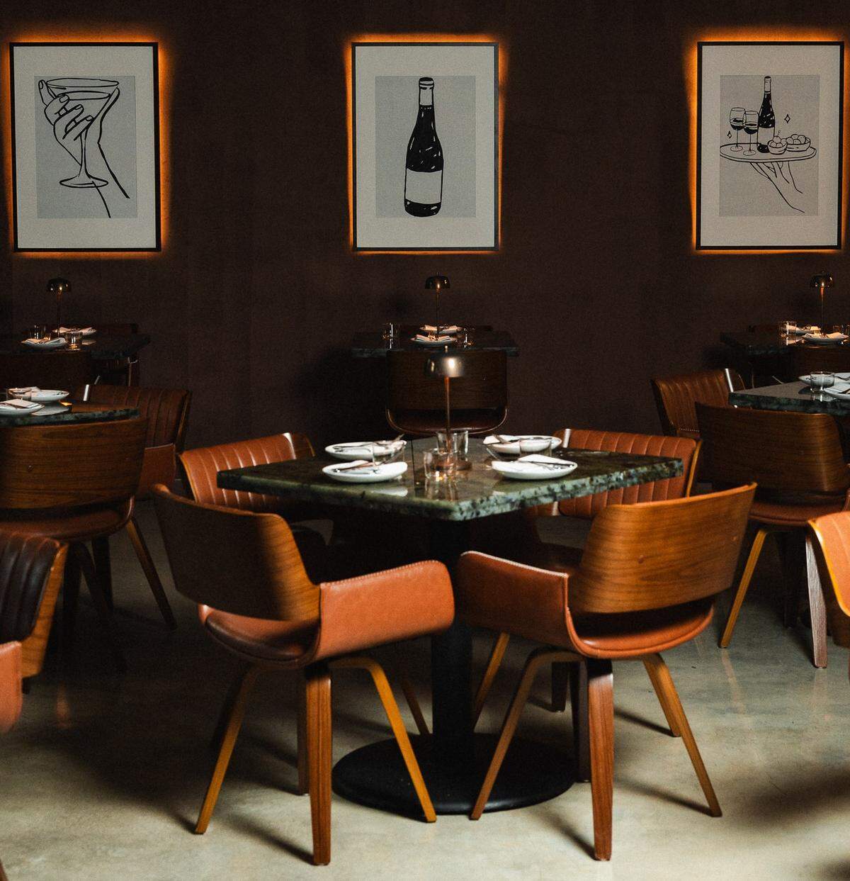 The interior of Picoteo restaurant in Wynwood.