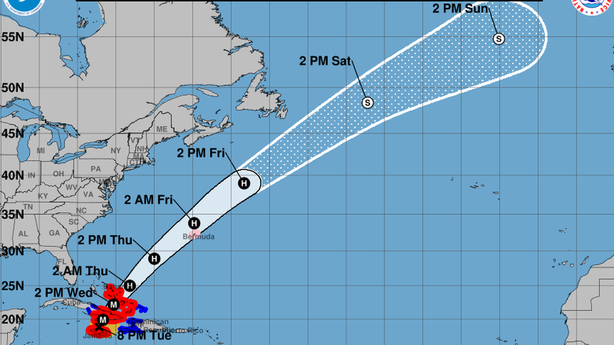 Hurricane Melissa was down to a Category 3 storm as it exited Jamaica’s northern coast and headed toward Cuba.