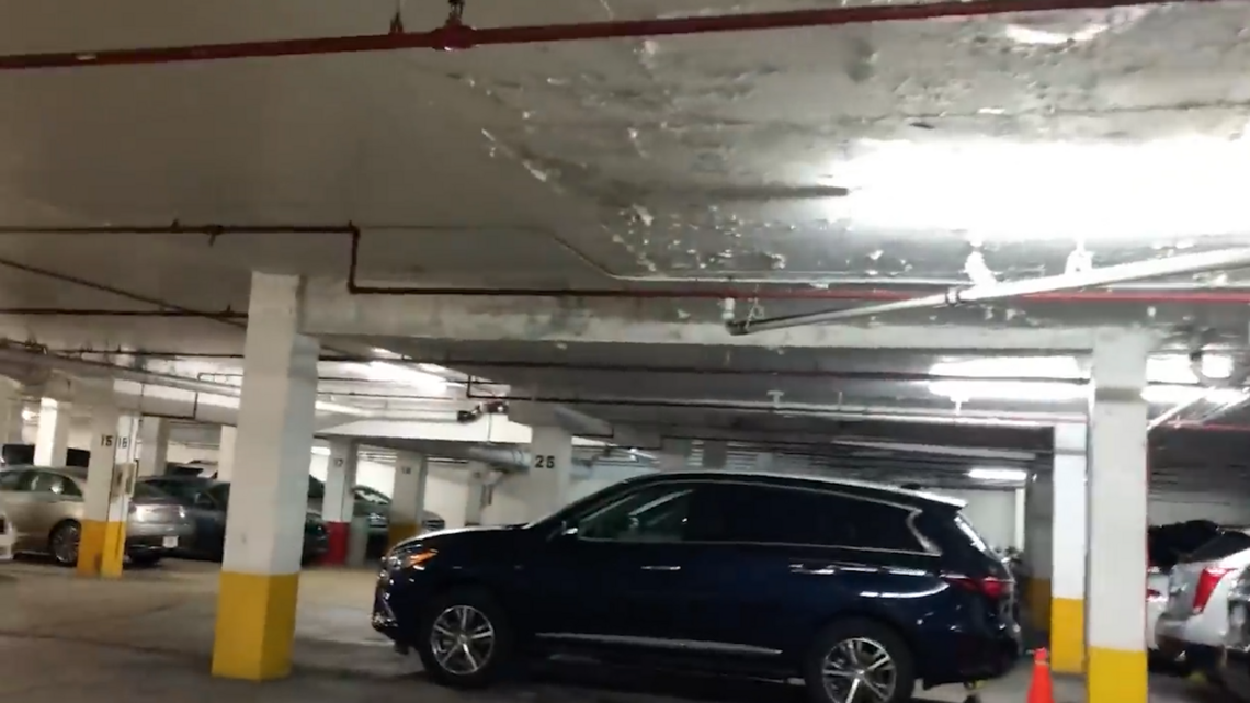Video shows cracks, puddles in condo garage a year before it collapsed — but no red flag