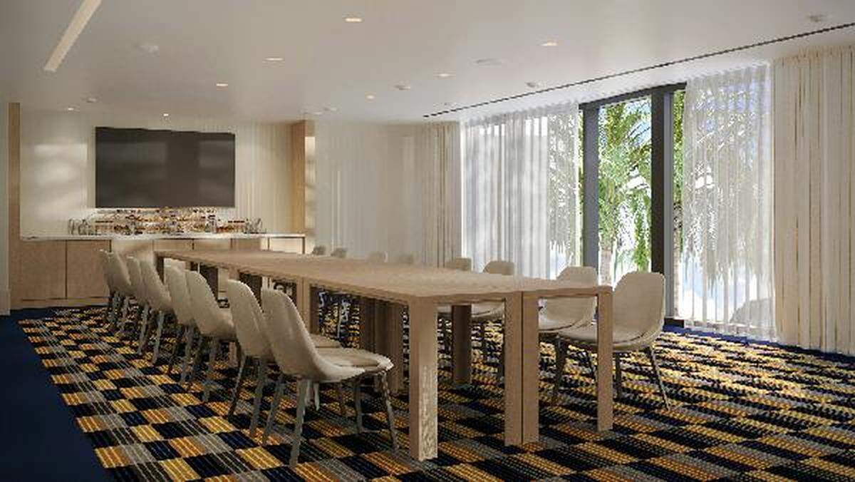 Rendering of one meeting room