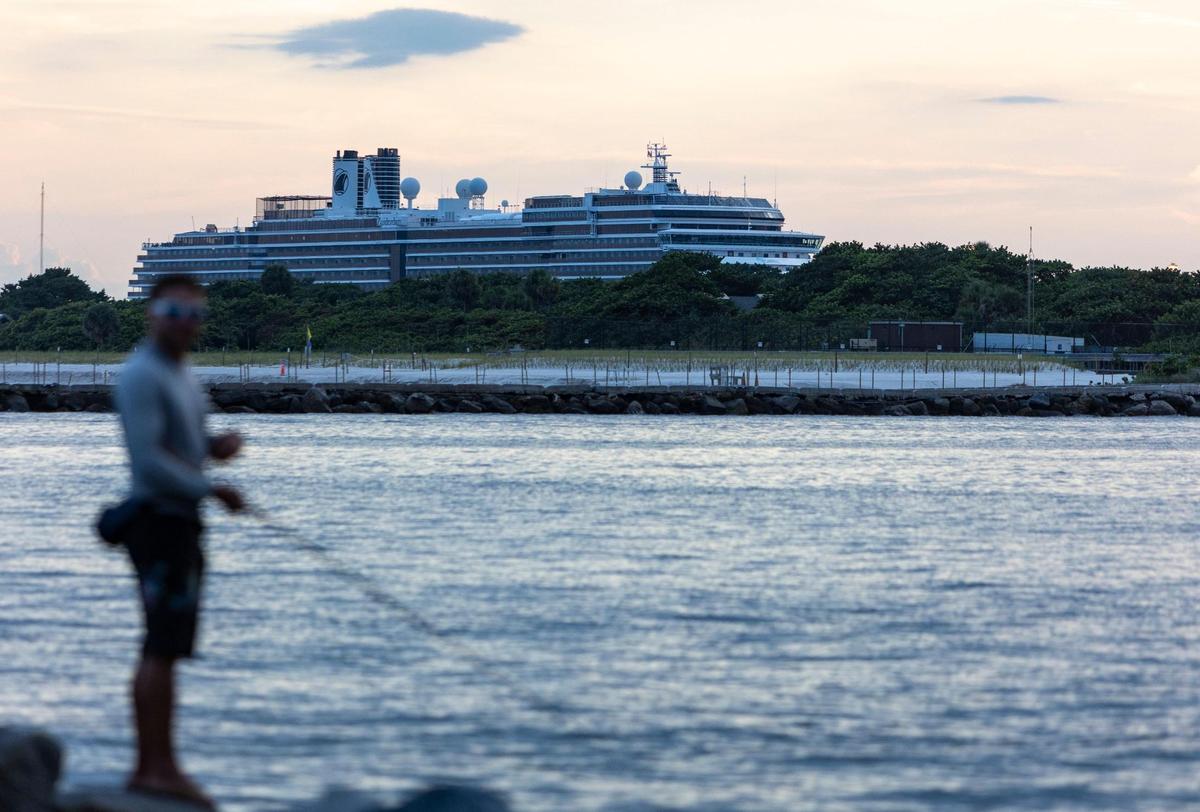 A ship at Port Everglades in Fort Lauderdale.