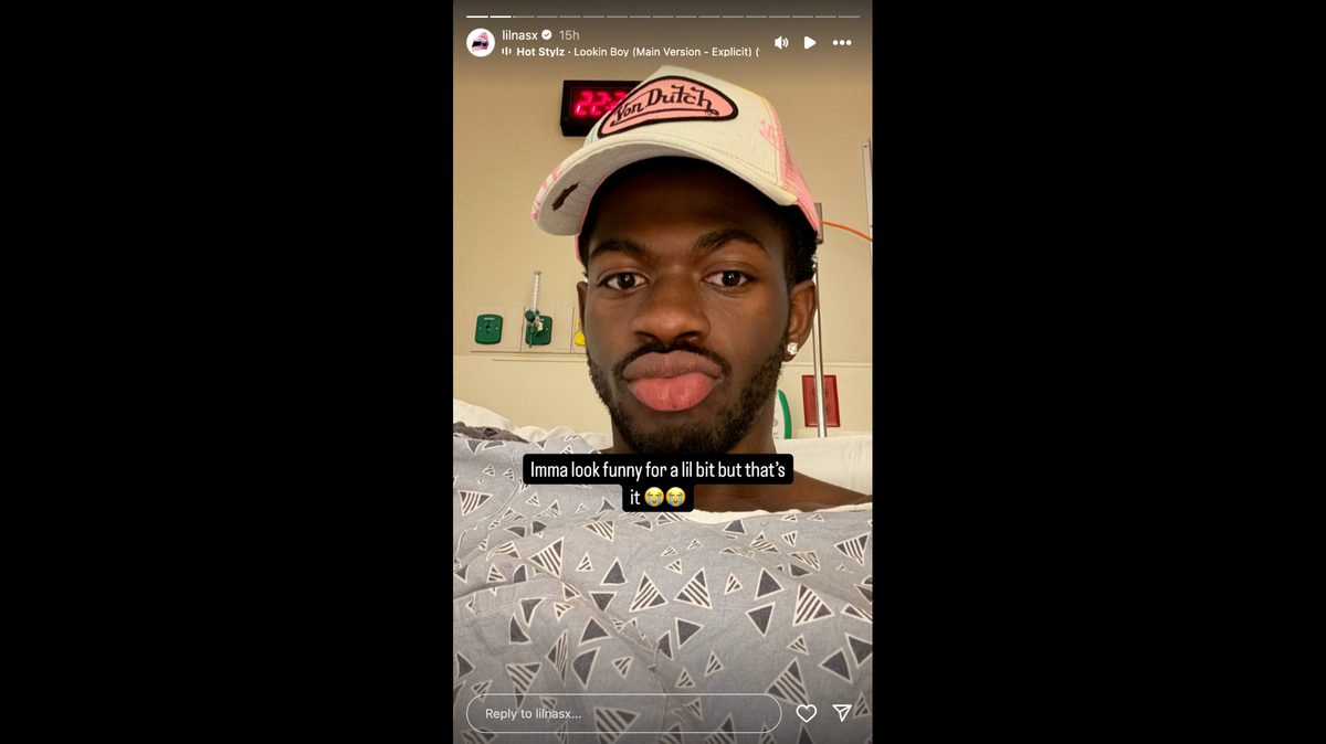 Lil Nas X reassures fans he will be fine after being hospitalized.