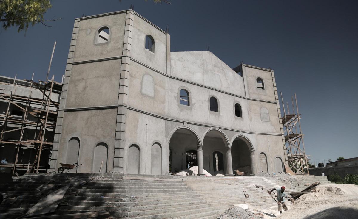 Notre-Dame du Perpétuel Secours rises in Delmas’ Fragneauville neighborhood.