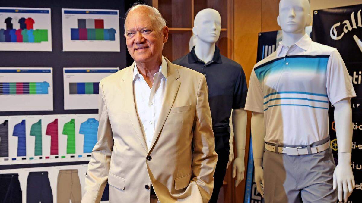 George Feldenkreis, in the Perry Ellis headquarters in Doral in 2016. He founded Perry Ellis International, a global apparel company, 51 years ago.