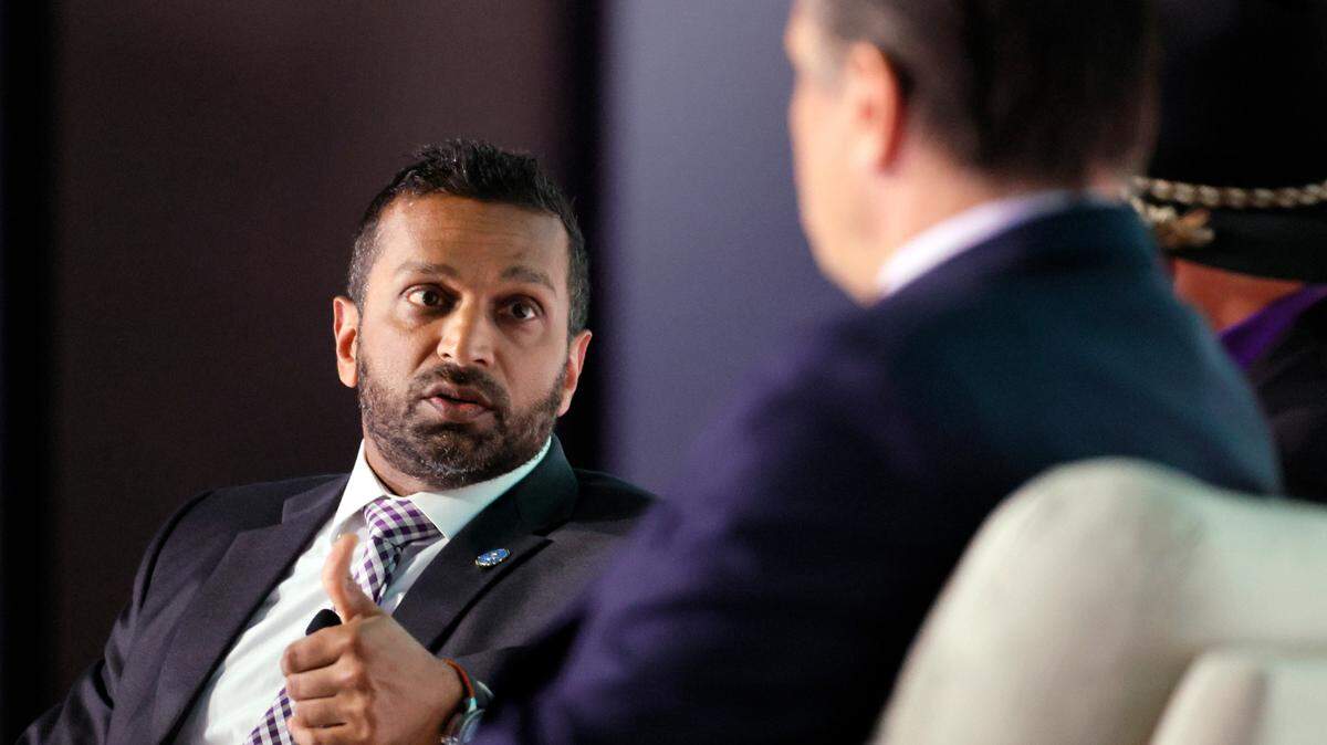FBI Director Kash Patel speaks during the 2025 National Sheriffs’ Association Annual Conference at the Broward County Convention Center in Fort Lauderdale on Monday, June 23, 2025. (Amy Beth Bennett / South Florida Sun Sentinel)