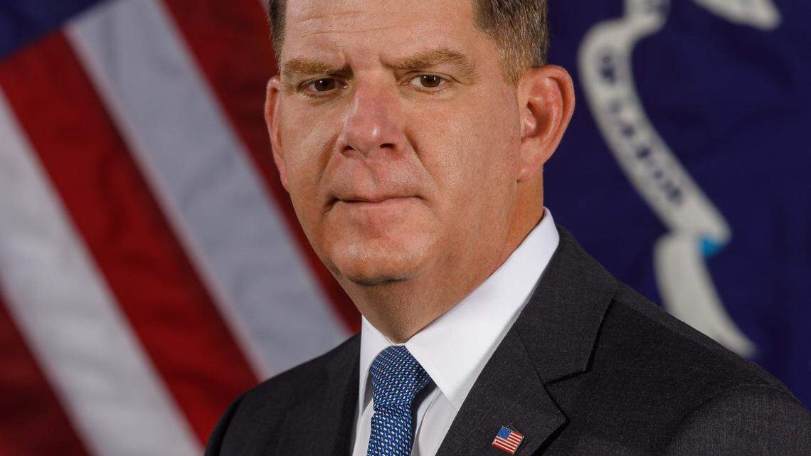 US Secretary of Labor Marty Walsh was a union leader and the former mayor of Boston.