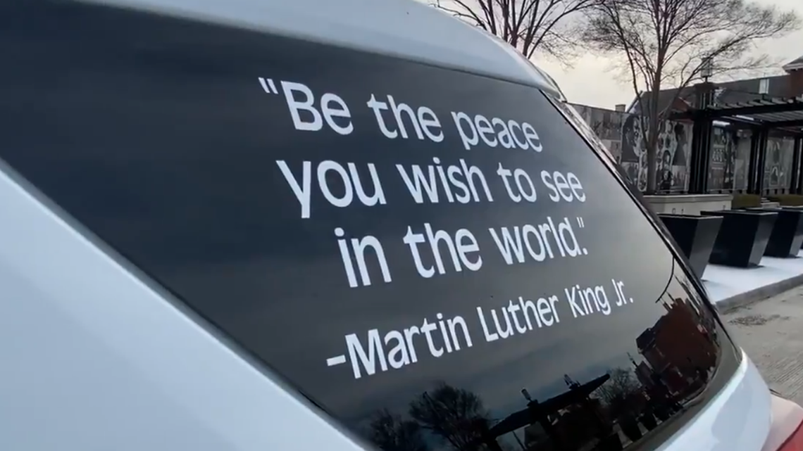 A quote on a Columbus Division of Police cruiser was wrongly attributed to Dr. Martin Luther King Jr.