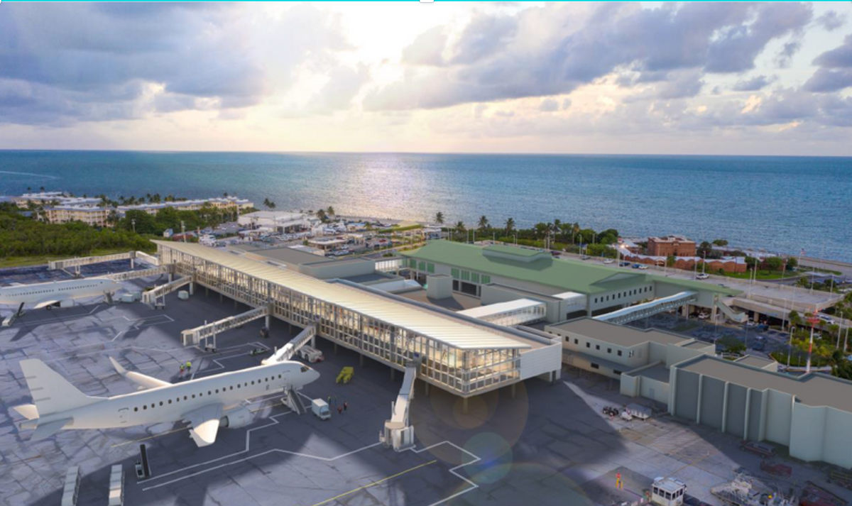 The Key West International Airport expects a new $80 million concourse to open in 2024.