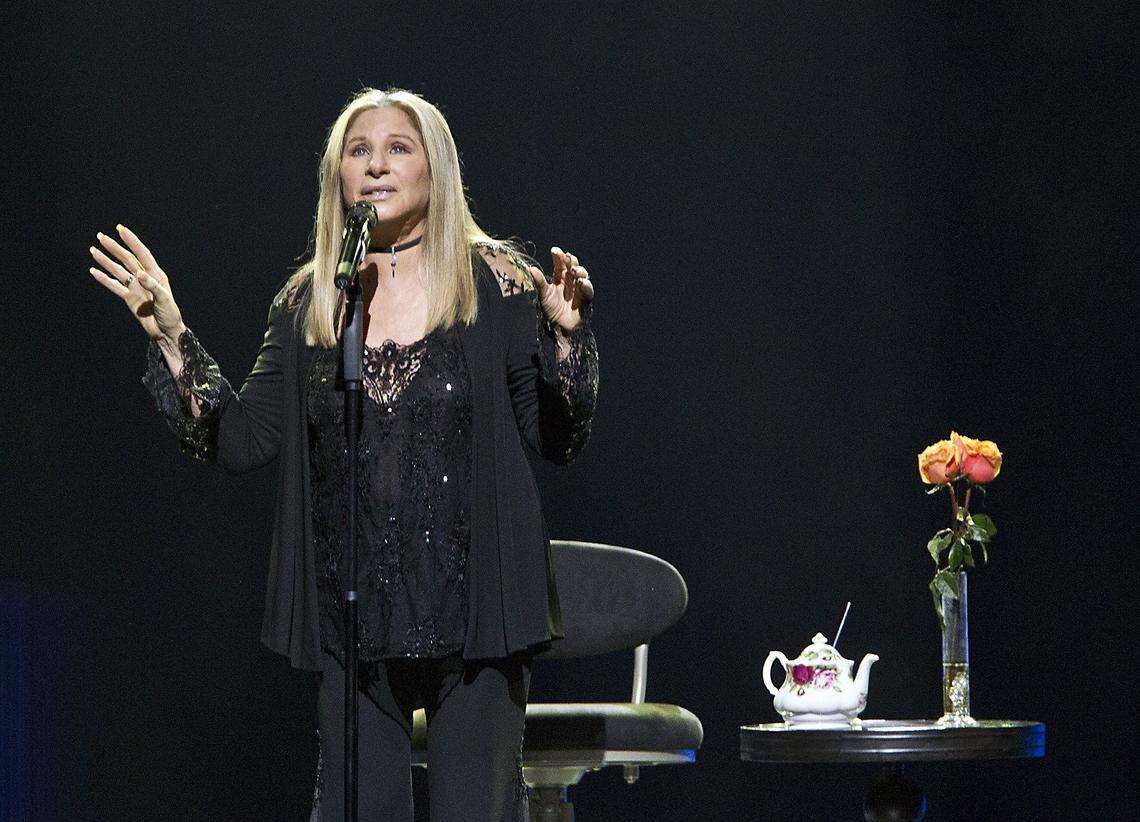 Barbra Streisand performs her first concert in Miami since March 1963 at American Airlines Arena on Monday, Dec. 5, 2016. She had a Joe’s Stone Crabs meal waiting for her afterward.