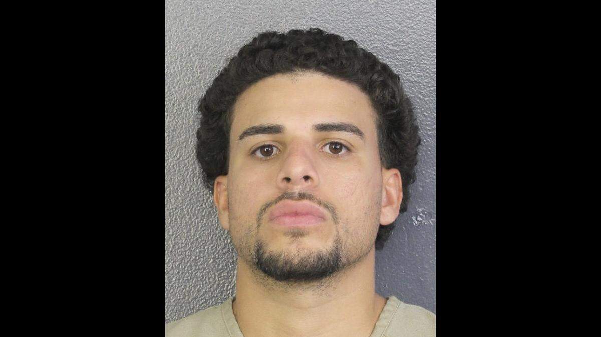 Luis Enrique Rodriguez, 25, was arrested after he exposed himself to a 16-year-old girl at a bus stop in Pembroke Pines on Tuesday, June 7, 2022, according to authorities. 