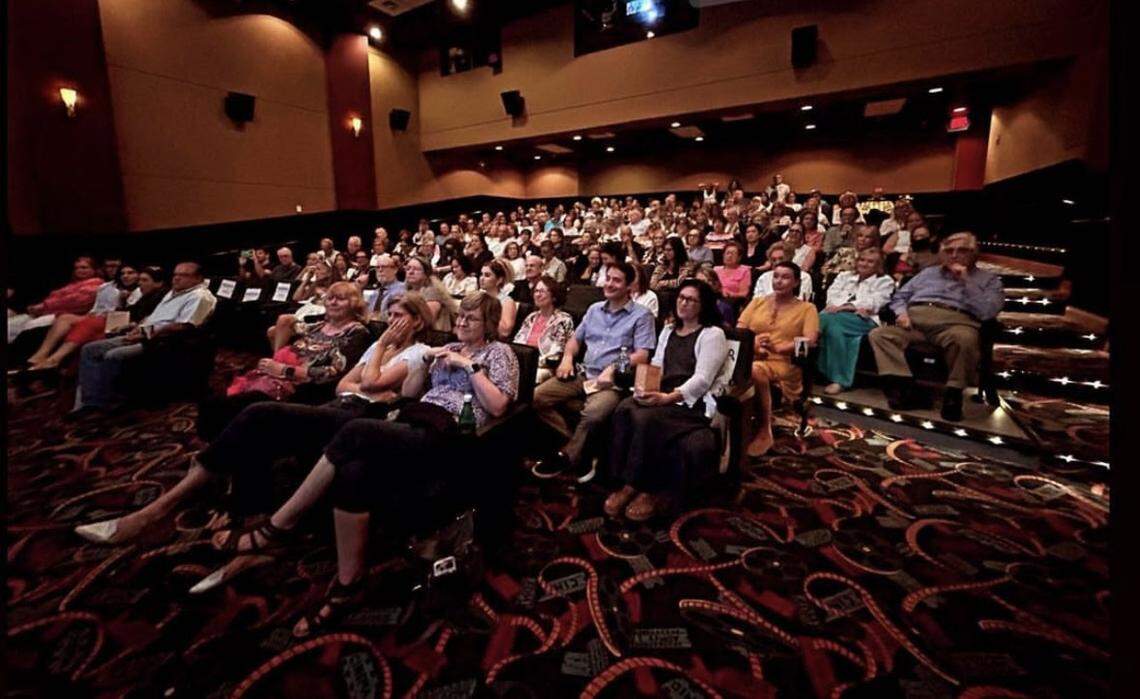An audience enjoys the programming at Coral Gables Art Cinema in Miami. The cinema was one of over 600 arts and culture organizations statewide impacted by Gov. Ron DeSantis’ veto of $32 million in grant funding.