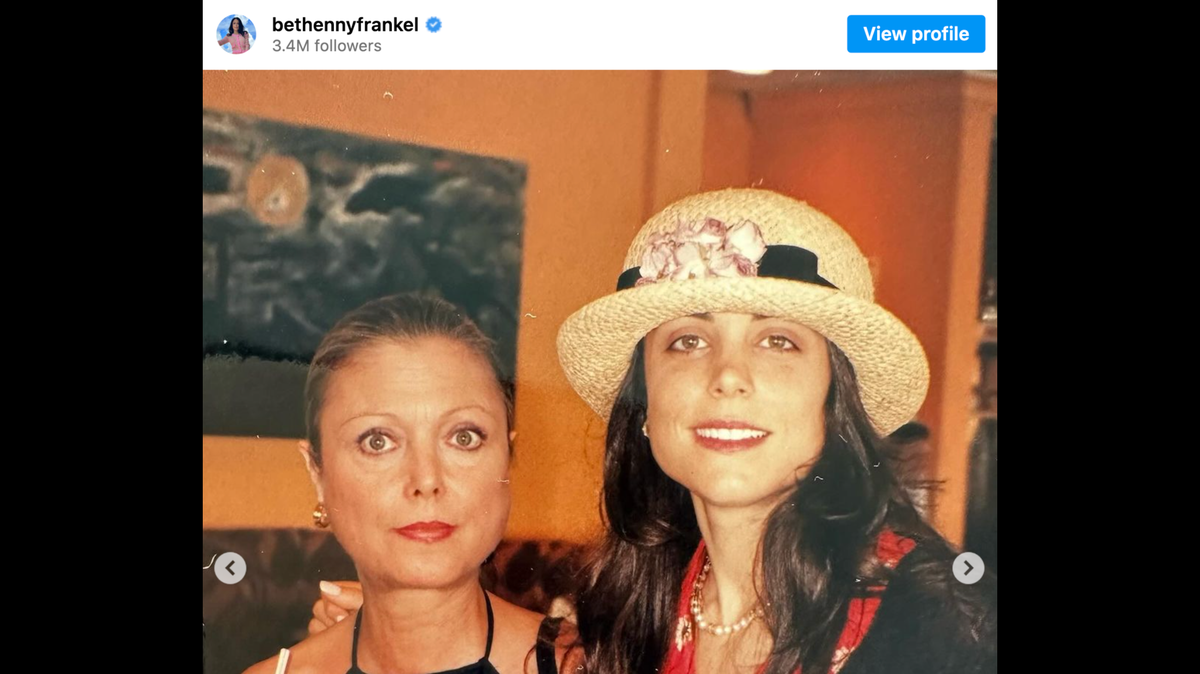 Reality star and entrepreneur Bethenny Frankel has shared her mom has passed away