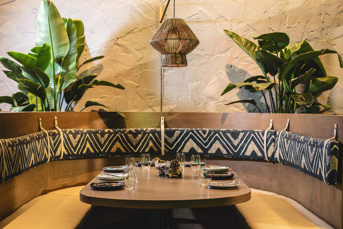 A booth at Wayku in Wynwood.