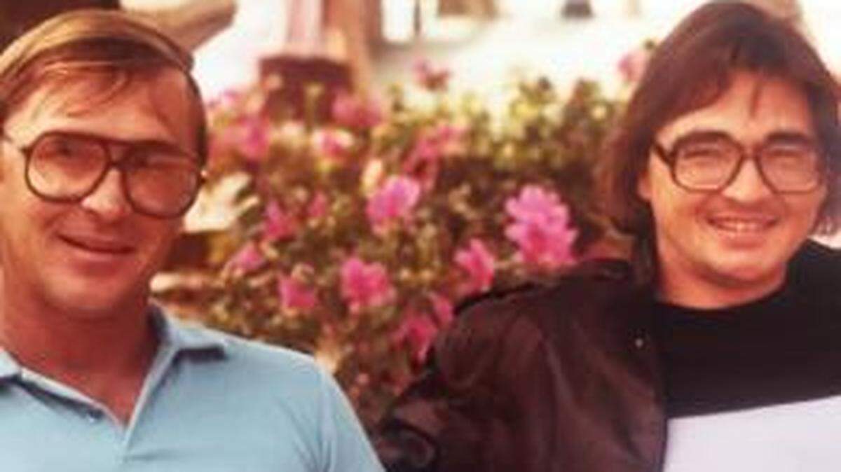 Greg Cote and older brother Richard (a.k.a. Uncle Dick), circa early 1980s. Big bro is back on newest Greg Cote Show podcast to talk about PFPI Gala, golf discord and how LeBatard treats Greg.
