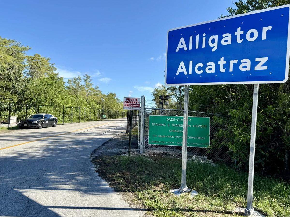 Freddy Antonio Tellez Lopez spent roughly two weeks in Alligator Alcatraz, the immigrant detention center in the Everglades. ‘In Alcatraz, everything was awful,’ he said. ‘They tie your hands and feet to get your medicine. They don’t let you sleep. You can only bathe twice a week.’