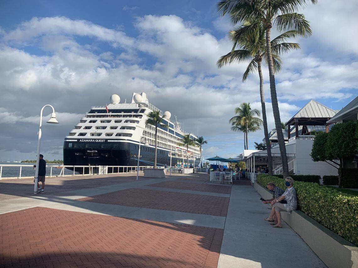 The Azamara Quest arrived in Key West on Nov. 28, 2021, marking the return of cruise ships to the island since March 2020, when cruising came to a sudden halt at the start of the pandemic.