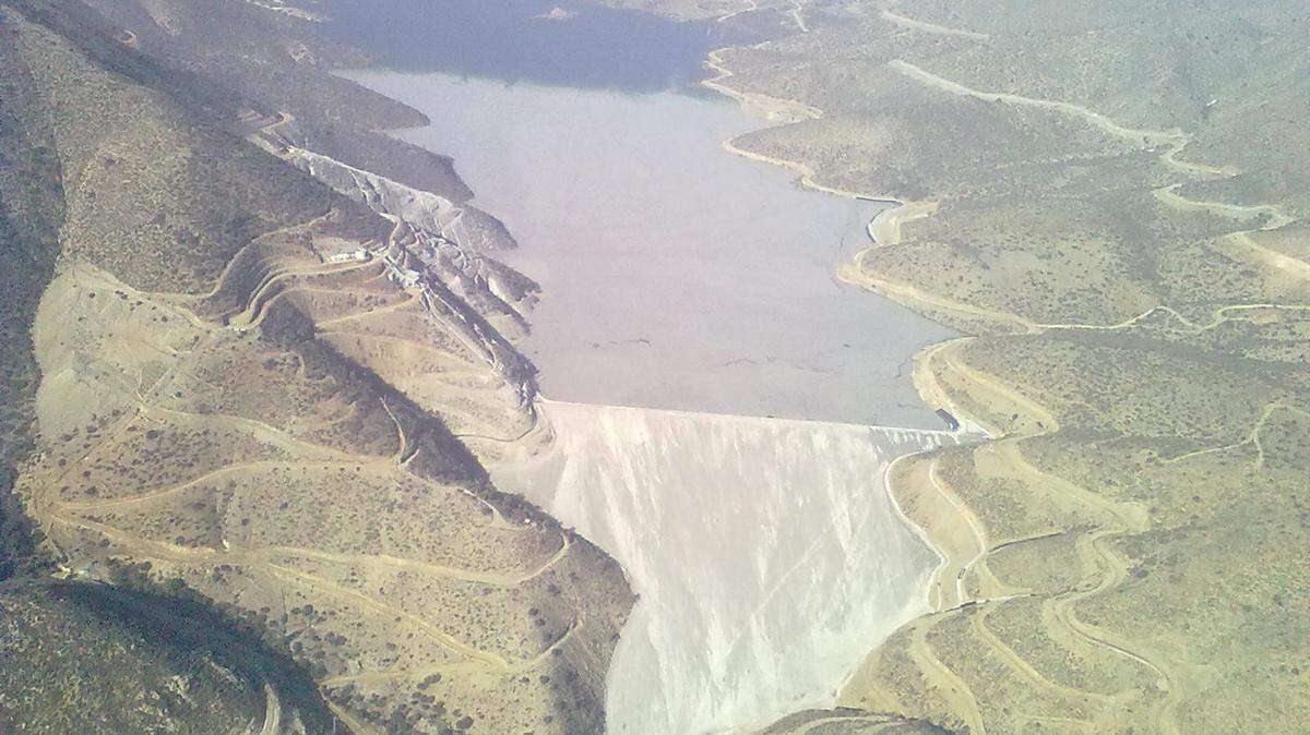 The Mauro dam in Chile