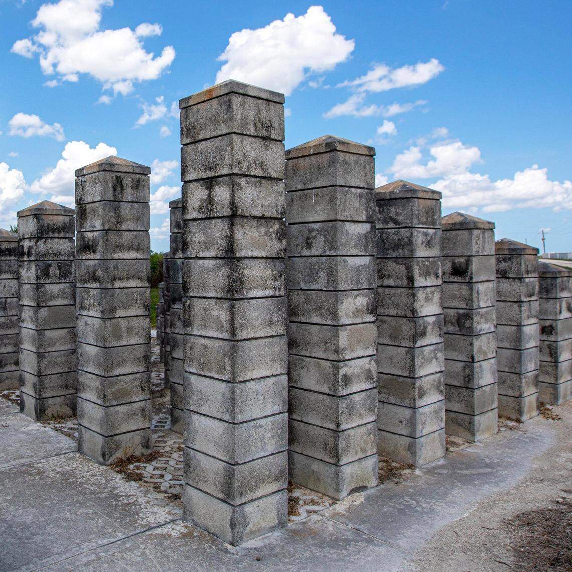 The memorial for the 110 people killed on May 11, 1996, during the 25th anniversary of the tragedy, at the memorial of the ValuJet Flight 592 off the Tamiami Trail in Miami-Dade County, Florida, on Tuesday, May 11, 2021.