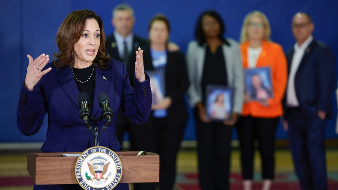 En Parkland, vicepresidenta Harris anunció una nueva herramienta para frenar la violencia armada