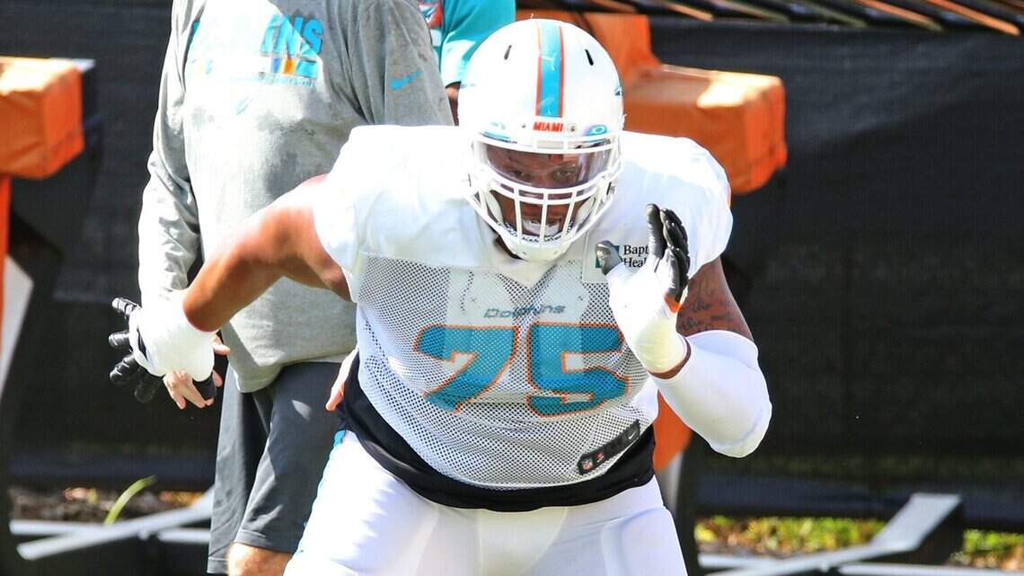 Dolphins offensive line back on the hamster wheel in 2021 after rebuild in 2020