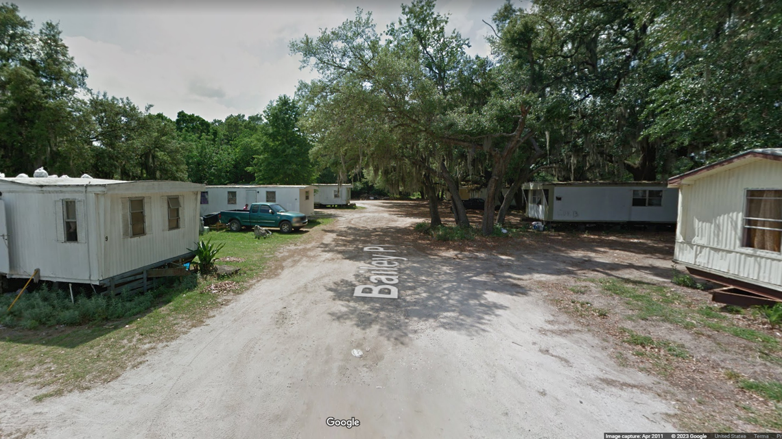 Investigators say the child was found in a wooded area between two mobile home parks in Mulberry, 30 miles east of Tampa.