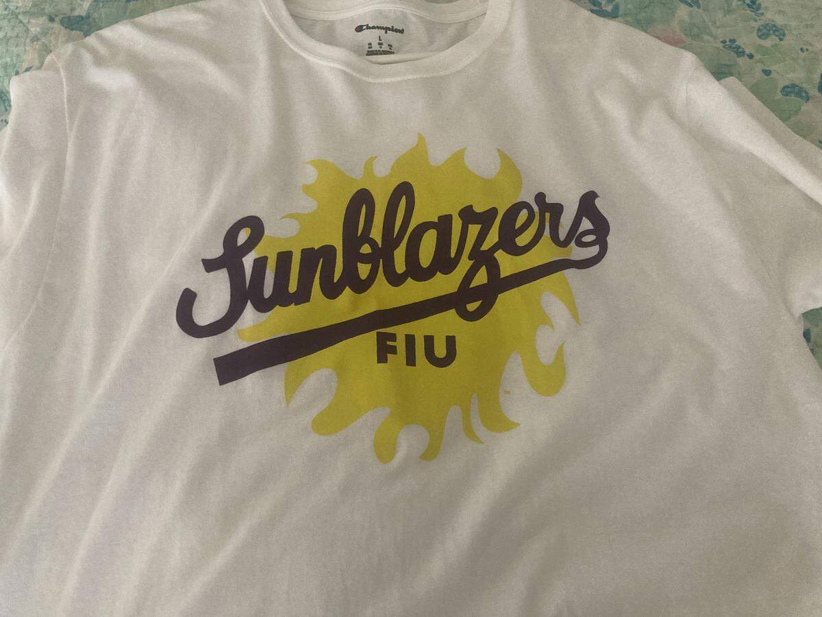 The FIU shop occasionally stocks throwback Sunblazer merchandise.